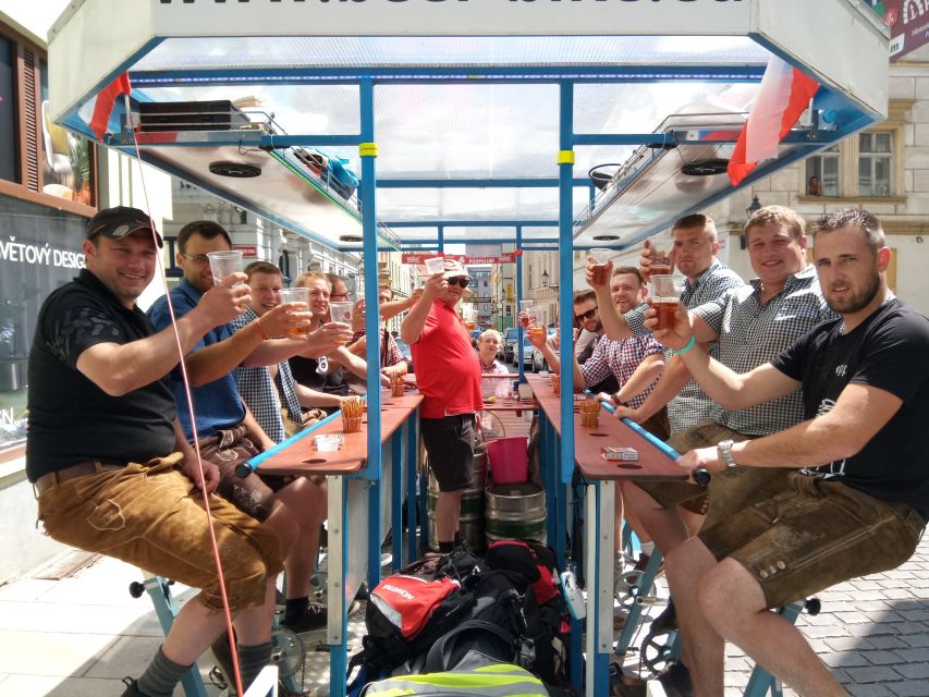 Pilsen: 1.5-Hour Beer Bike with Unlimited Beer - What the Pilsen beer bike actually feels like
