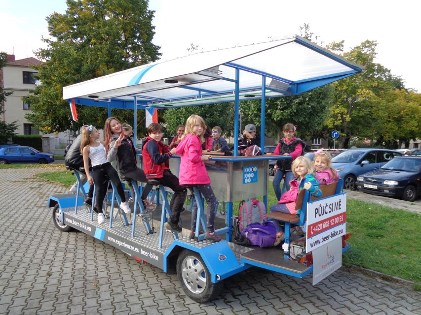 Pilsen: 1.5-Hour Beer Bike with Unlimited Beer - Pilsner, non-alcoholic beer, and the drinking rules