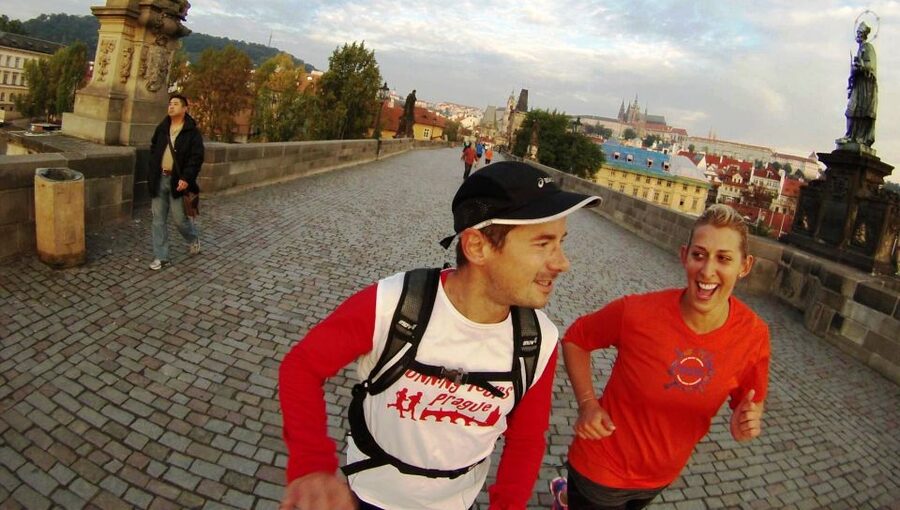 Prague 1.5-Hour Compact City Center Running Tour - Wallenstein Garden and Kampa Island beside the river