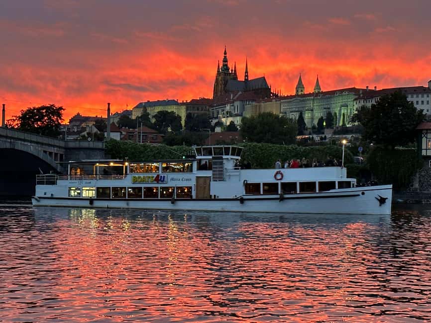 Prague: 1-hour Cruise with Audio Guide - Boarding at Dvořák Embankment and Pier 16