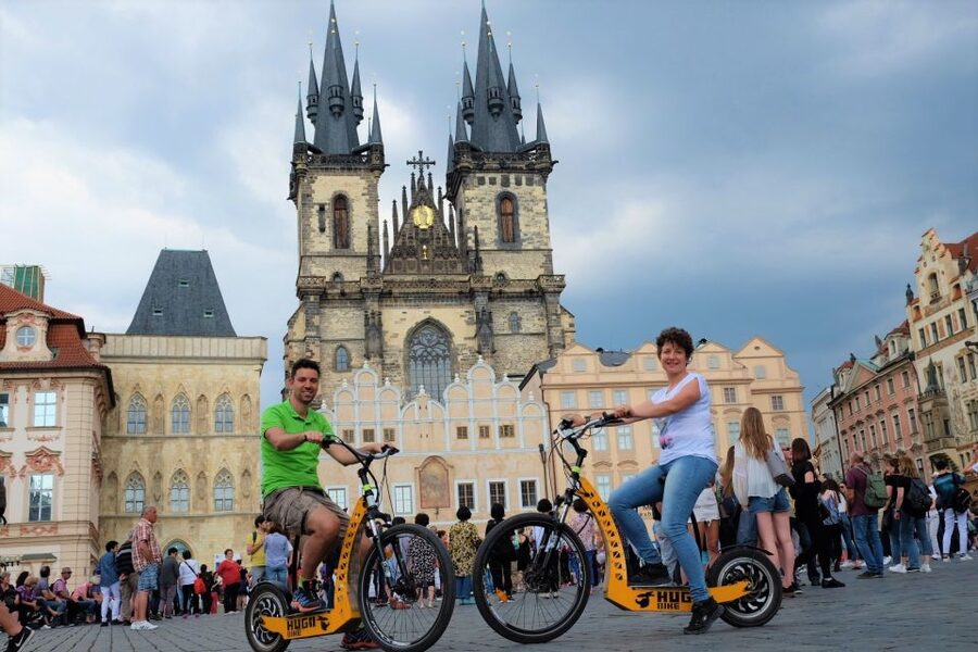 Prague: 2-Hour Old District & Riverside E-Scooter Tour - Strahov Monastery and its 700-year-old brewery