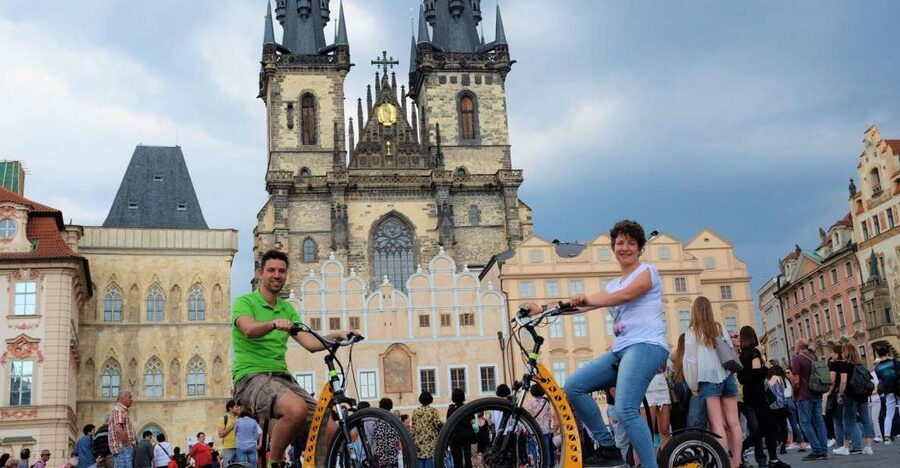 Prague: 2-Hour Old District & Riverside E-Scooter Tour - What the guide adds to a two-hour route