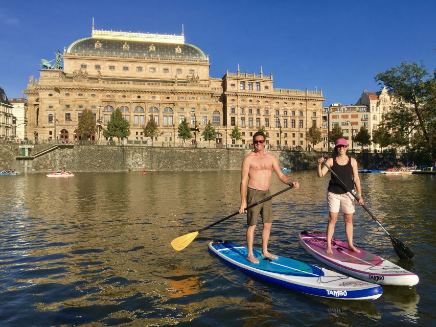Prague: 2-Hour Paddle Boarding in the City Centre - What the $57 price includes