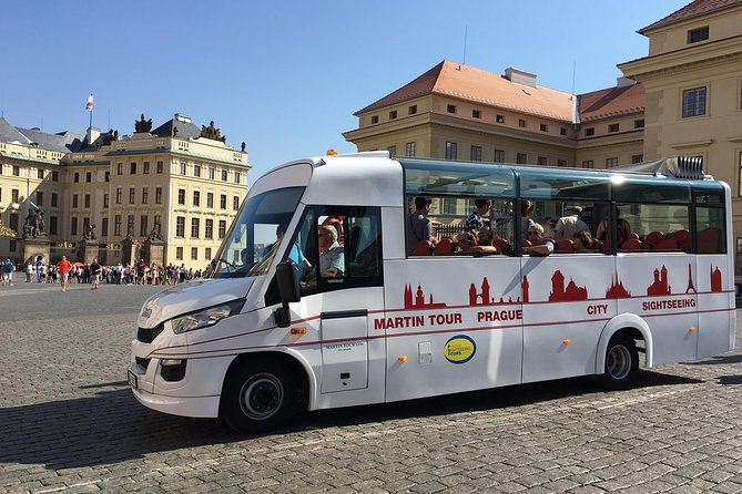 Prague 2-hour Panoramic Bus Tour - Crossing toward Lesser Town and Petrin Hill
