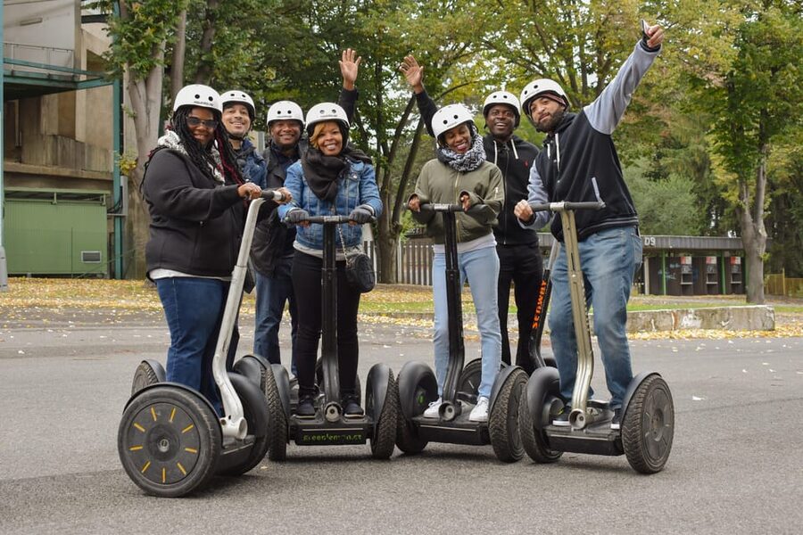 Prague: 2 Hours Segway Tour with Hotel Pickup - Riding down into Smíchov
