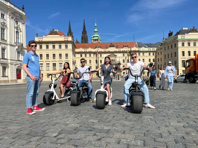 Prague: 3-Hour Fat Tire E-Scooter Tour - Starting at Hotel Grandior or with private pickup