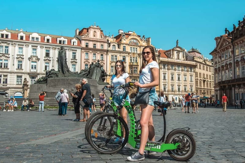 Prague: 4 Hours Grand City Tour by Segway & E-Scooter - E-scooter sights in the Old Town and Lesser Town