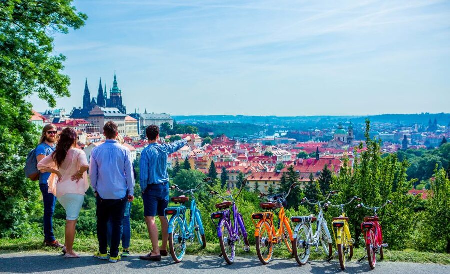 Prague: 7 Best Viewpoints of Prague E-Bike Tour - The guides shape the experience more than the bicycles