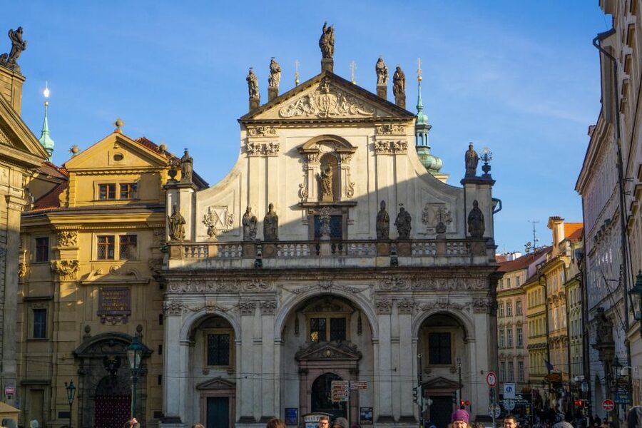 Prague: A. Vivaldi Four Seasons at St. Salvator Church - The performers: orchestra, soloists, and organ