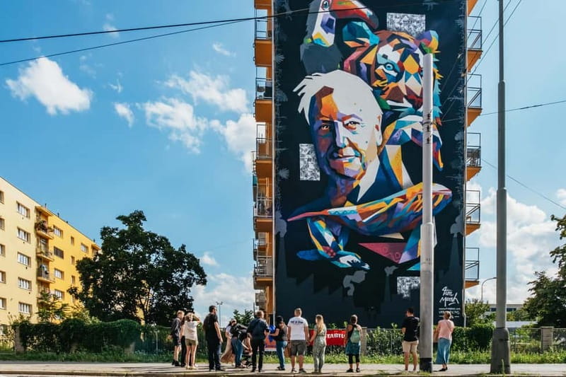 Prague: Alternative Prague Walking Tour - The graffiti-covered skatepark