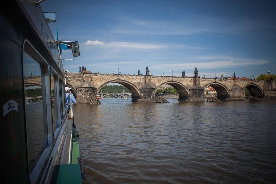 Prague: An unforgettable 2-hour cruise on the Vltava River. - Charles Bridge and the old city skyline