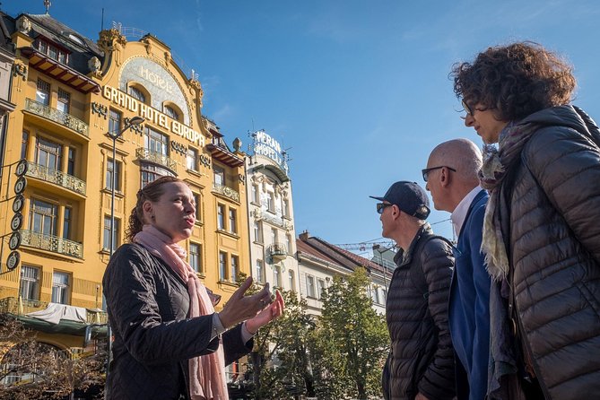 Prague Art Nouveau and Cubism Walking Tour - Grand Hotel Europa and the pre-war city