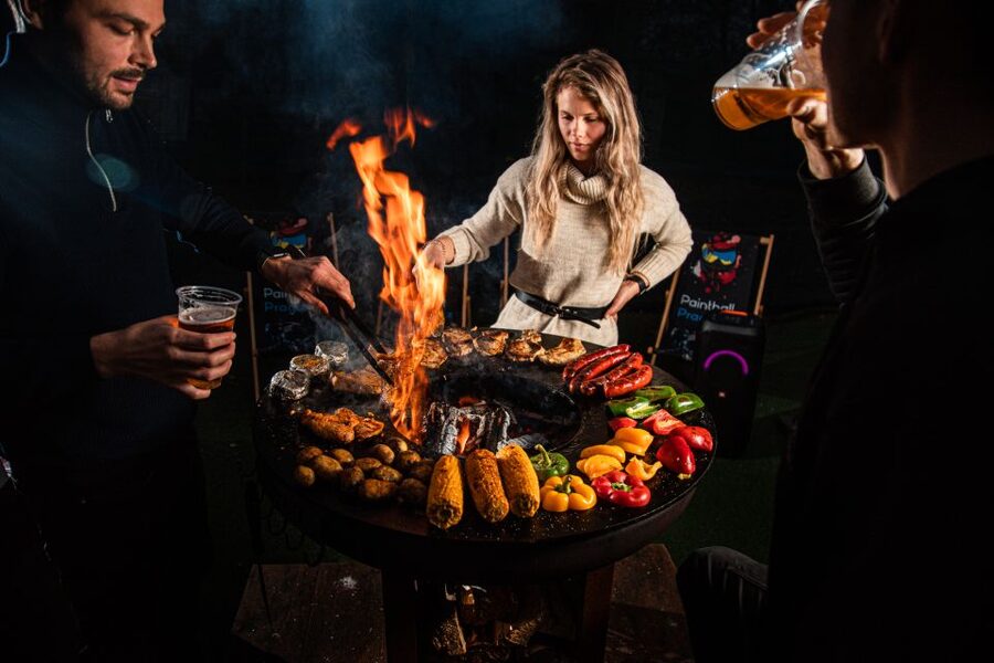 Prague: Axe Throwing Experience with Barbecue and Beer - The pickup from your Prague accommodation
