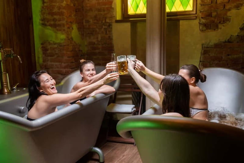 Prague: Beer and Wine Spa Bath with Salt Cave Experience - Arriving at Beer Baths Letna