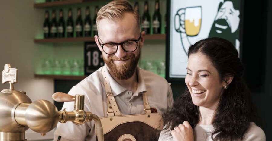 Prague: Beer Pouring Class at Pilsner Urquell Experience - The first lesson: ingredients, storage, and clean taps