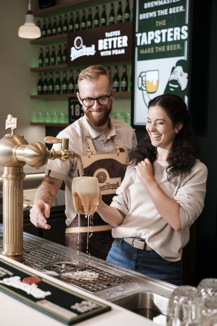 Prague: Beer Pouring Class at Pilsner Urquell Experience - Entering the Tapster Academy on the second floor