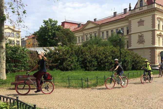 Prague Bike Tour - Stunning Viewpoints, Castle, City & Park - Petrin Park and another castle view