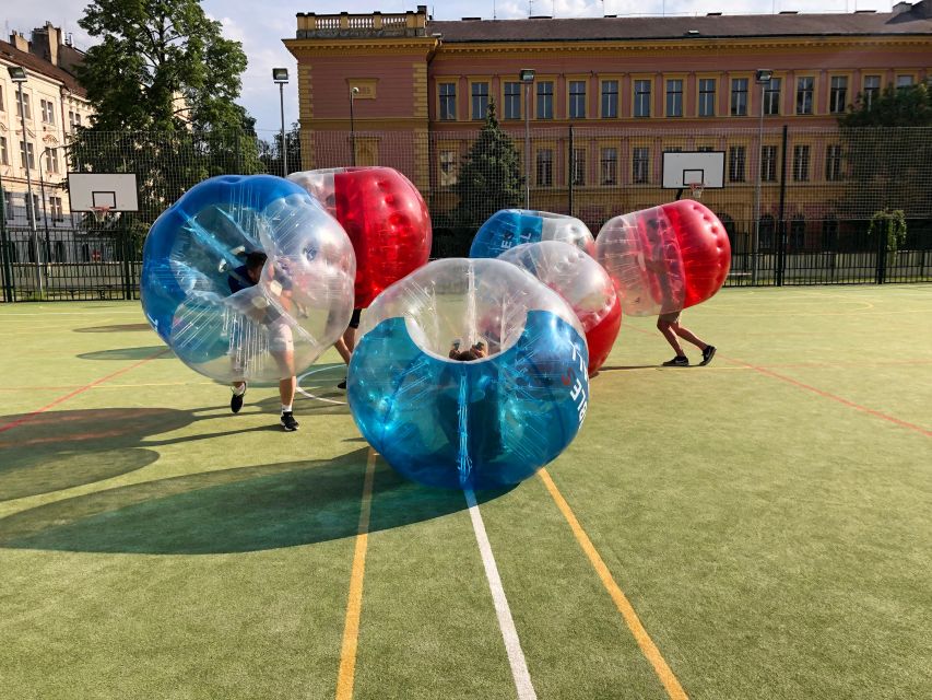Prague: Bubbles football in city centre of Prague - Who will get the most from this activity