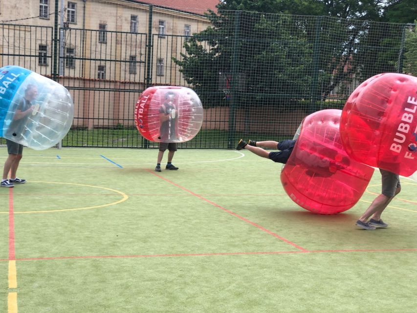 Prague: Bubbles football in city centre of Prague - Is $39 a fair price for one hour?