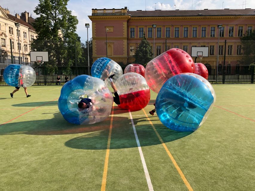 Prague: Bubbles football in city centre of Prague - Practical details that affect your day