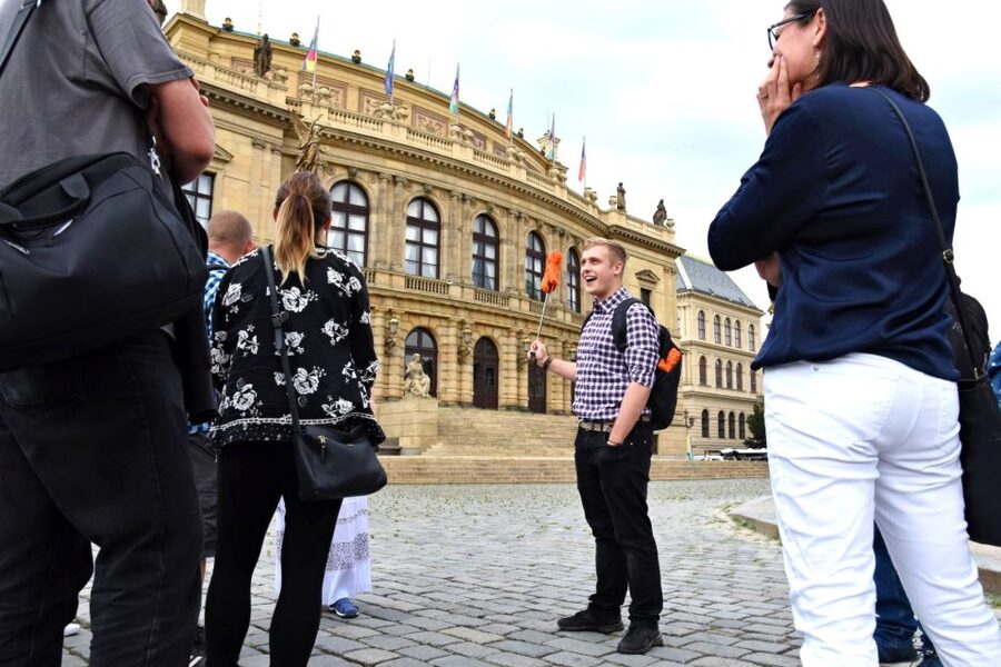 Prague: Castle and Jewish Quarter Tour with Cruise and Lunch - Lesser Town on foot, then the tram uphill