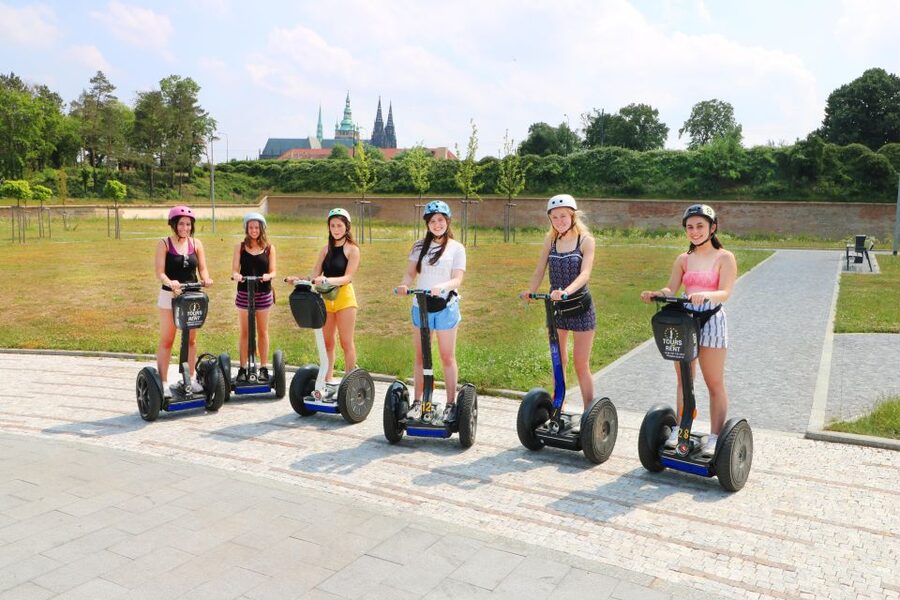 Prague: Castle and Monastery Segway Tour - Hills, parks, and the embassy quarter