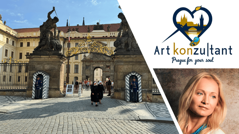 Prague Castle Interiors & Changing of the Guard-Small group - Starting at Malostranská, then riding uphill