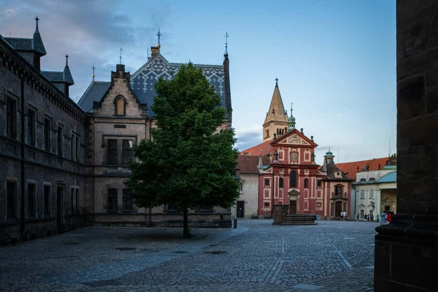 Prague Castle St. Vitus Cathedral, Royal Palace, St. George's Basilica - St. George’s Basilica and the story of St. Ludmila