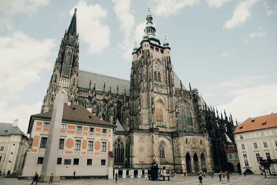 Prague Castle St. Vitus Cathedral, Royal Palace, St. George's Basilica - Architecture from Gothic to Baroque