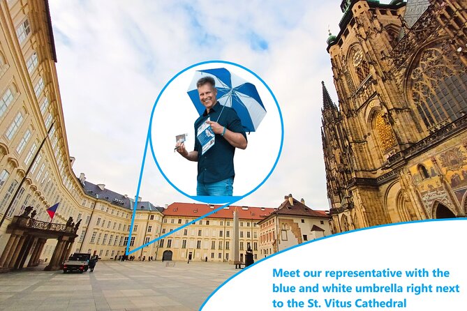 Prague Castle Ticket Including Audio Guide & 15min introduction - Collecting the ticket and finding the meeting point