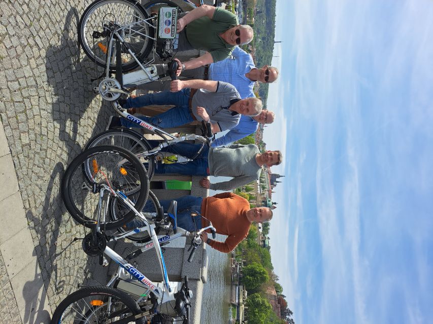 Prague City Bike guided tour - Charles Bridge and the crossing to Mala Strana