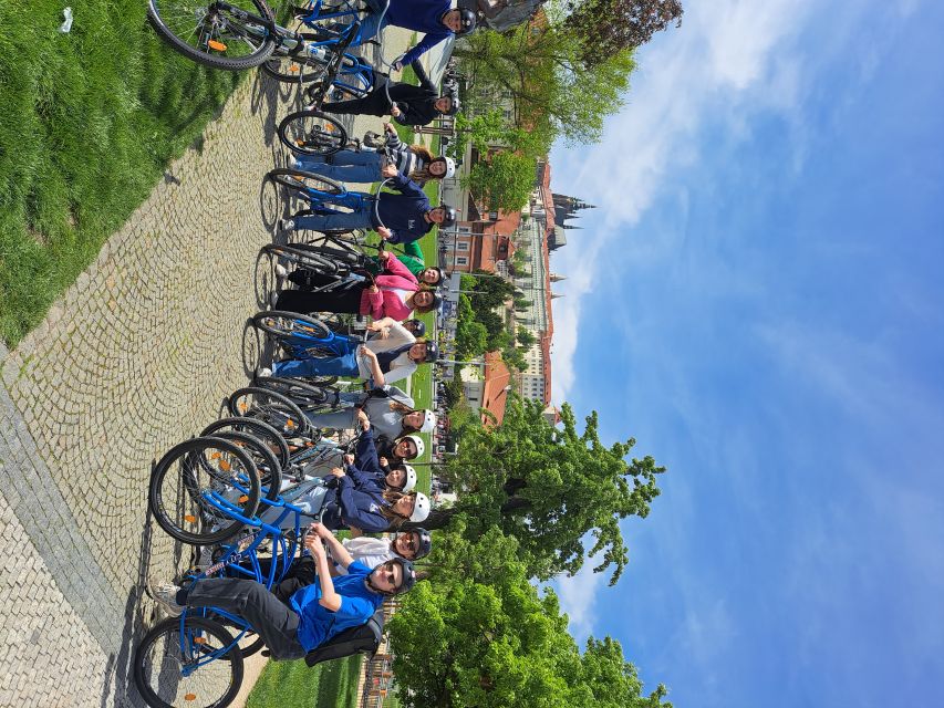 Prague City Bike guided tour - The National Theatre and both sides of the Vltava