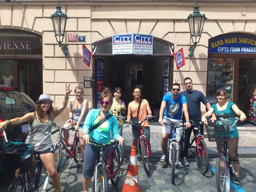 Prague City Bike guided tour - A Czech beer stop, if the group wants one