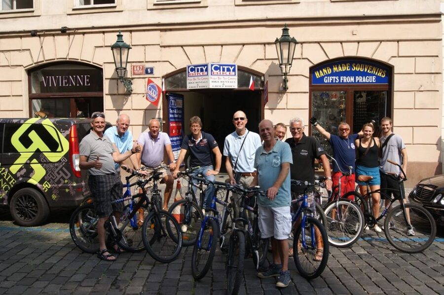 Prague City Bike guided tour - Wenceslas Square and the first look at central Prague