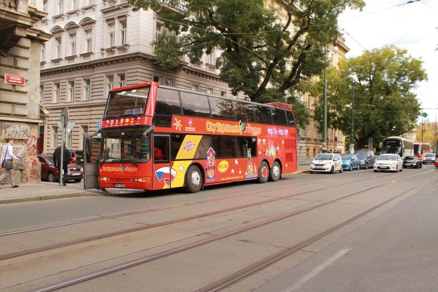 Prague: City Sightseeing HOHO Bus Tour & Optional Boat Tour - Blue Line stops worth planning around