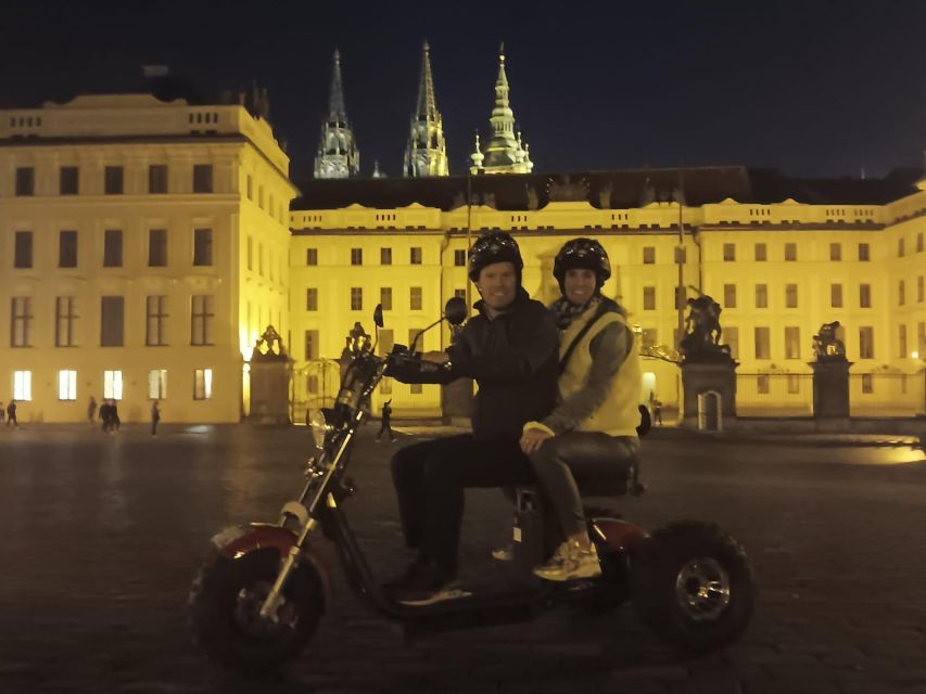 Prague City sightseeing in Night Trike Tour - Key points at a glance