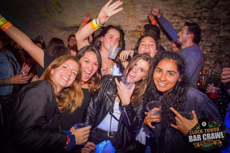 Prague: Clock Tower Bar Crawl with Drinks and Shots - Key points at a glance