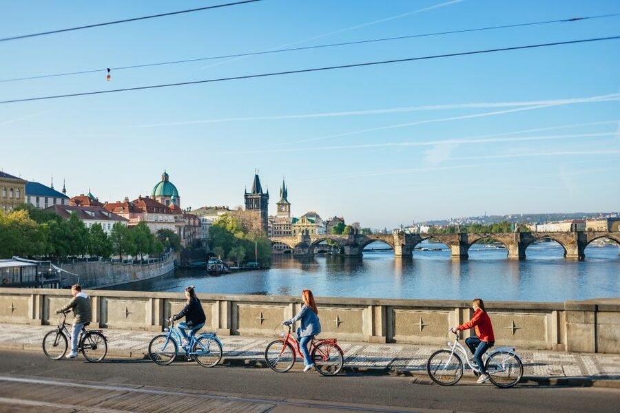 Prague: Complete Bike Tour - New Town, the Prague Spring, and the Velvet Revolution