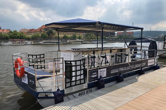 Prague Cycle Boat - The Swimming Beer Bike - Drinks, music, and the mood onboard