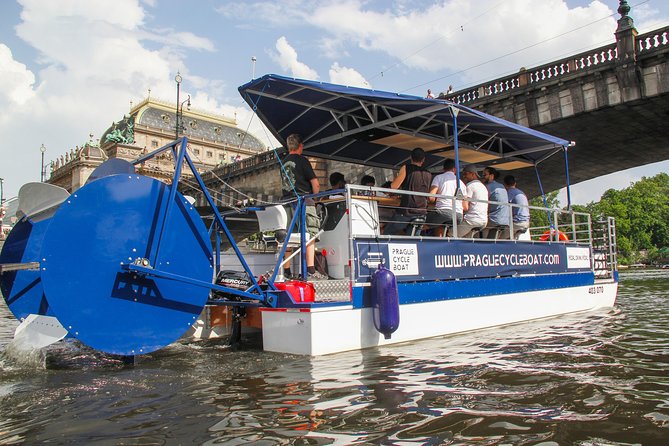 Prague Cycle Boat - The Swimming Beer Bike - What the host adds to the experience