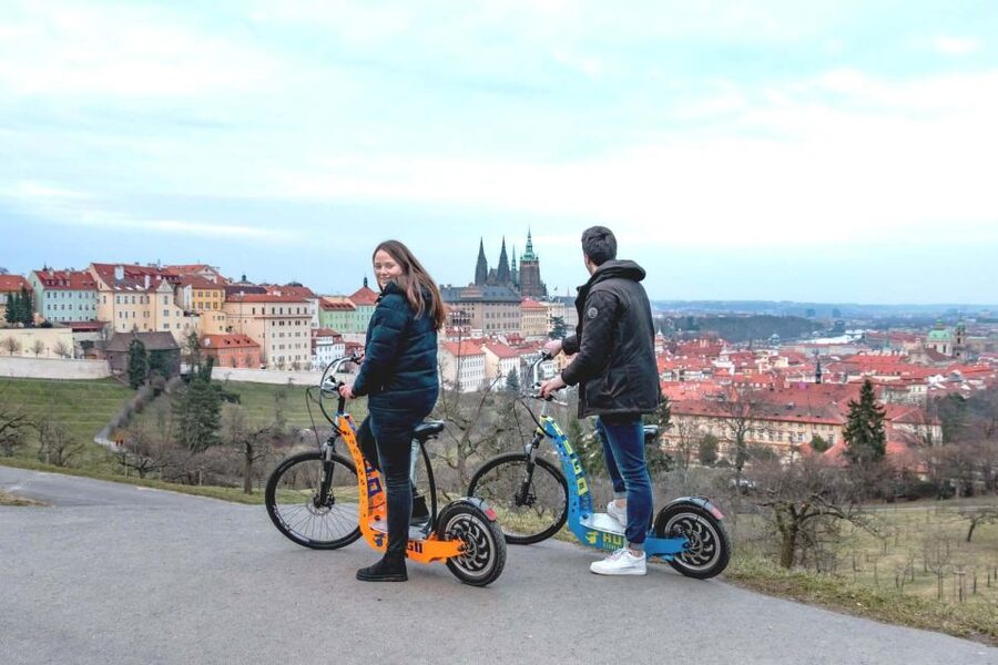 Prague: E-Bike/E-Scooter Viewpoint Tour - How much value do you get for $29?