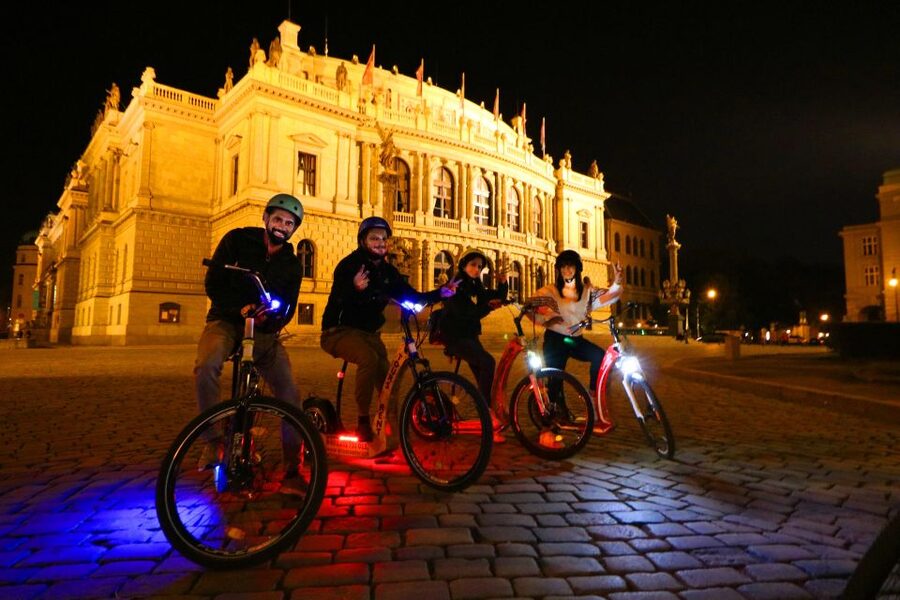 Prague: E-Bike/E-Scooter Viewpoint Tour - Petřín Hill and the forest of Prague spires