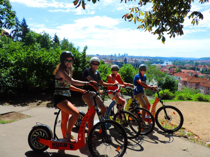 Prague: E-Bike/E-Scooter Viewpoint Tour - E-bike or e-scooter: which feels right?
