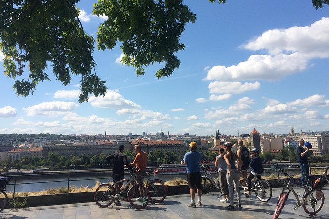 Prague E-Bike Tour - Stunning Viewpoints (small group) - Letna Park and the Prague Metronome