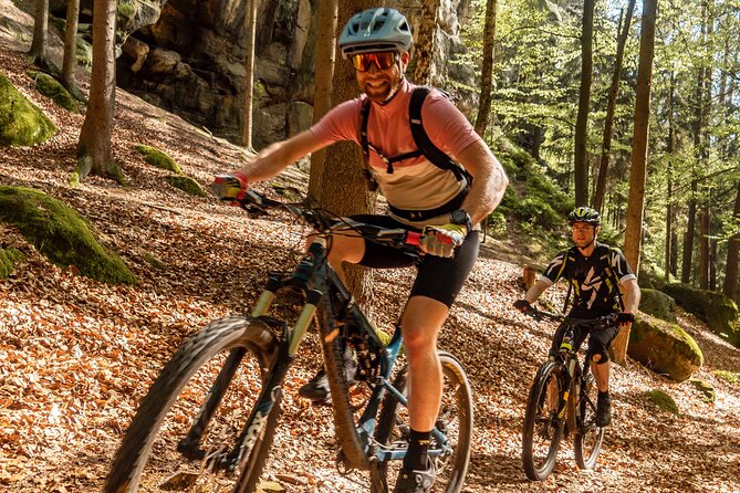 Prague E-Mountain Biking Adventure In The Bohemian Paradise - Trosky Castle and the final big view