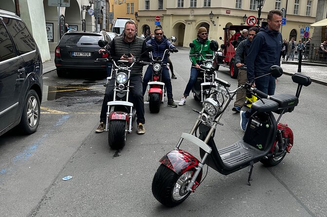 Prague E-Scooter Adventure: Fun & Easy Sightseeing 3Hours Tour - Wenceslas Square and Prague’s narrowest street