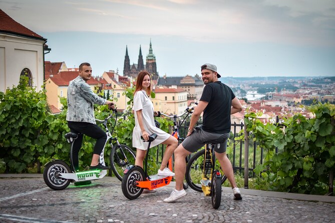 Prague E-Scooter Grand City Tour PRIVATE with PragueWay - Finishing at Lennon Wall