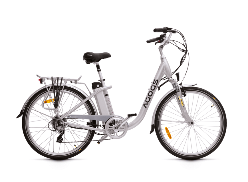 Prague Electric Bike Rental - Crossing the Vltava River on Charles Bridge