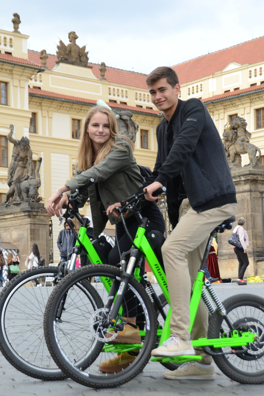 Prague Electric Scooter and eBike Grand Tour - Starting near the Charles Bridge