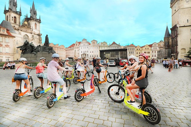 Prague: electric scooter & E-bike guided tour - Live guide or GPS guidance